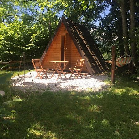 Hotel Glamping Krn Kobarid Esterno foto