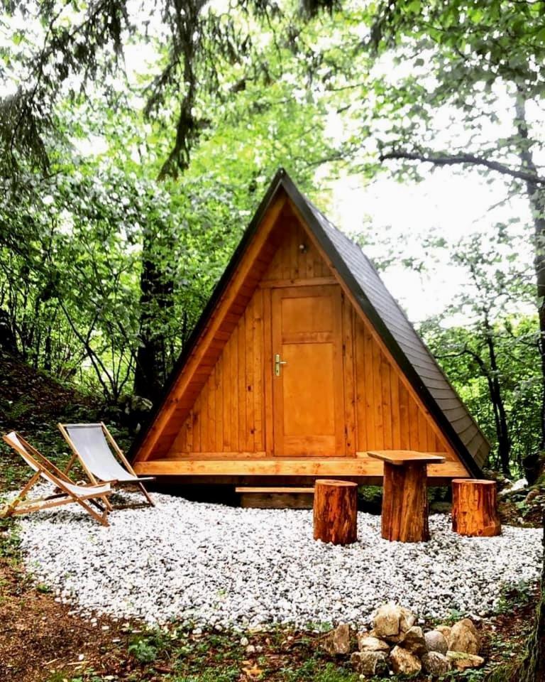 Hotel Glamping Krn Kobarid Esterno foto